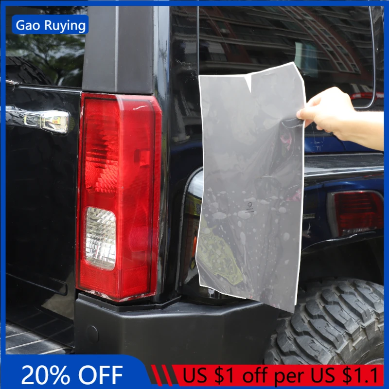 Gao Ruying For Hummer H3 2005-2029 TPU Black Car Front rear Headlights Decorative Film Sticker Car Accessories 
Gao Ruying For Hummer H3 2005-2029 TPU Black Car Front rear Headlights Decorative Film Sticker Car Accessories