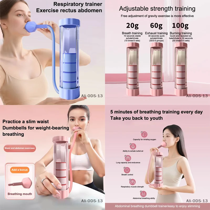 1 Set Breathing Exercise Device Abdominal Muscle Trainer Deep Breathing Dumbbell Men Women Adults Lung Capacity Training Device
1 Set Breathing Exercise Device Abdominal Muscle Trainer Deep Breathing Dumbbell Men Women Adults Lung Capacity Training Device