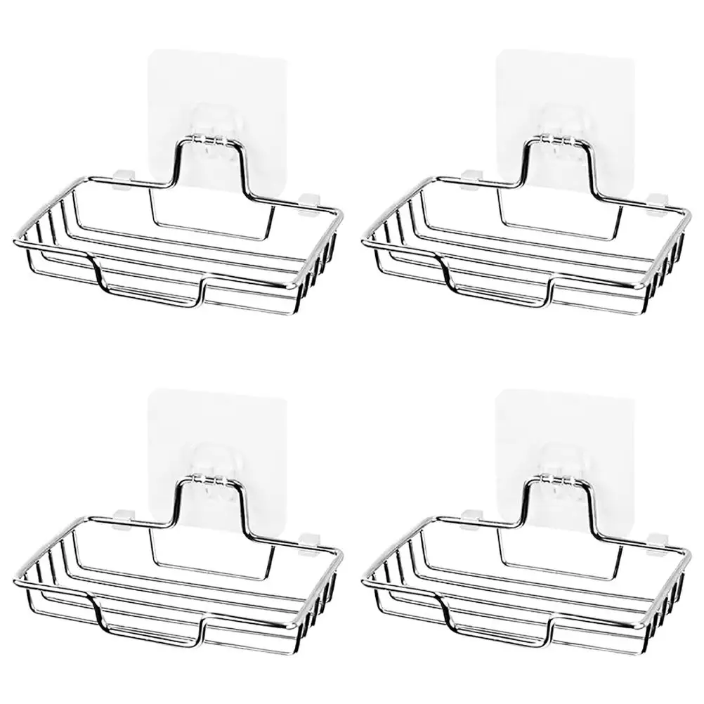 4 Pcs Stainless Steel Soap Dish with Drainage for Bathroom Travel Shampoo Bar Holder Shower Wall Mounted Organizer
4 Pcs Stainless Steel Soap Dish with Drainage for Bathroom Travel Shampoo Bar Holder Shower Wall Mounted Organizer