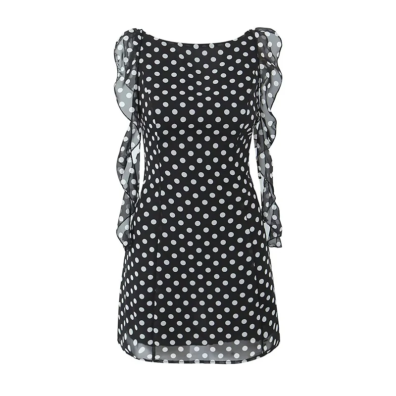 YENKYE Sexy Backless Polka Dot Mini Dress Women O Neck Sleeveless Tassel Summer Dresses Party Robe
YENKYE Sexy Backless Polka Dot Mini Dress Women O Neck Sleeveless Tassel Summer Dresses Party Robe