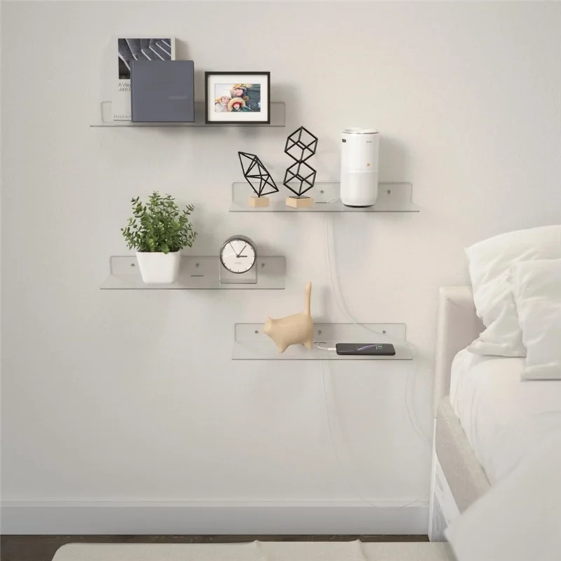 ABBY-прозрачные акриловые плавающие полки, 4 шт., 11,6-дюймовые настенные полки для спальни, ванной комнаты, гостиной, игровой комнаты Easy T
ABBY-прозрачные акриловые плавающие полки, 4 шт., 11,6-дюймовые настенные полки для спальни, ванной комнаты, гостиной, игровой комнаты Easy T