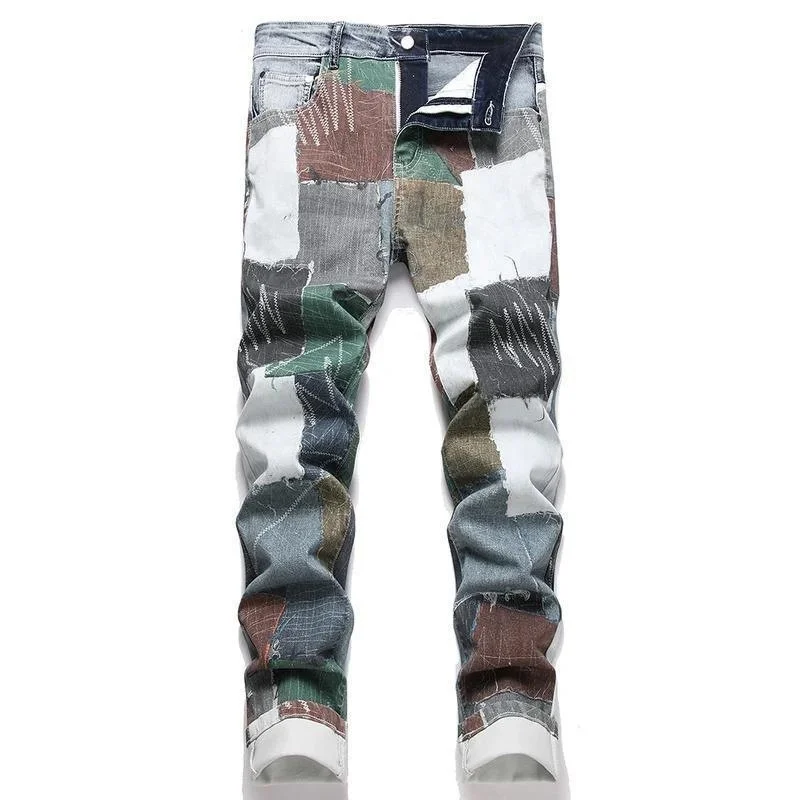 Camouflage Pattern Jeans Low Waist Drawstring Unisex Denim Pants Resistant to Deformation Spring 2026 Fashion Trend
Camouflage Pattern Jeans Low Waist Drawstring Unisex Denim Pants Resistant to Deformation Spring 2026 Fashion Trend