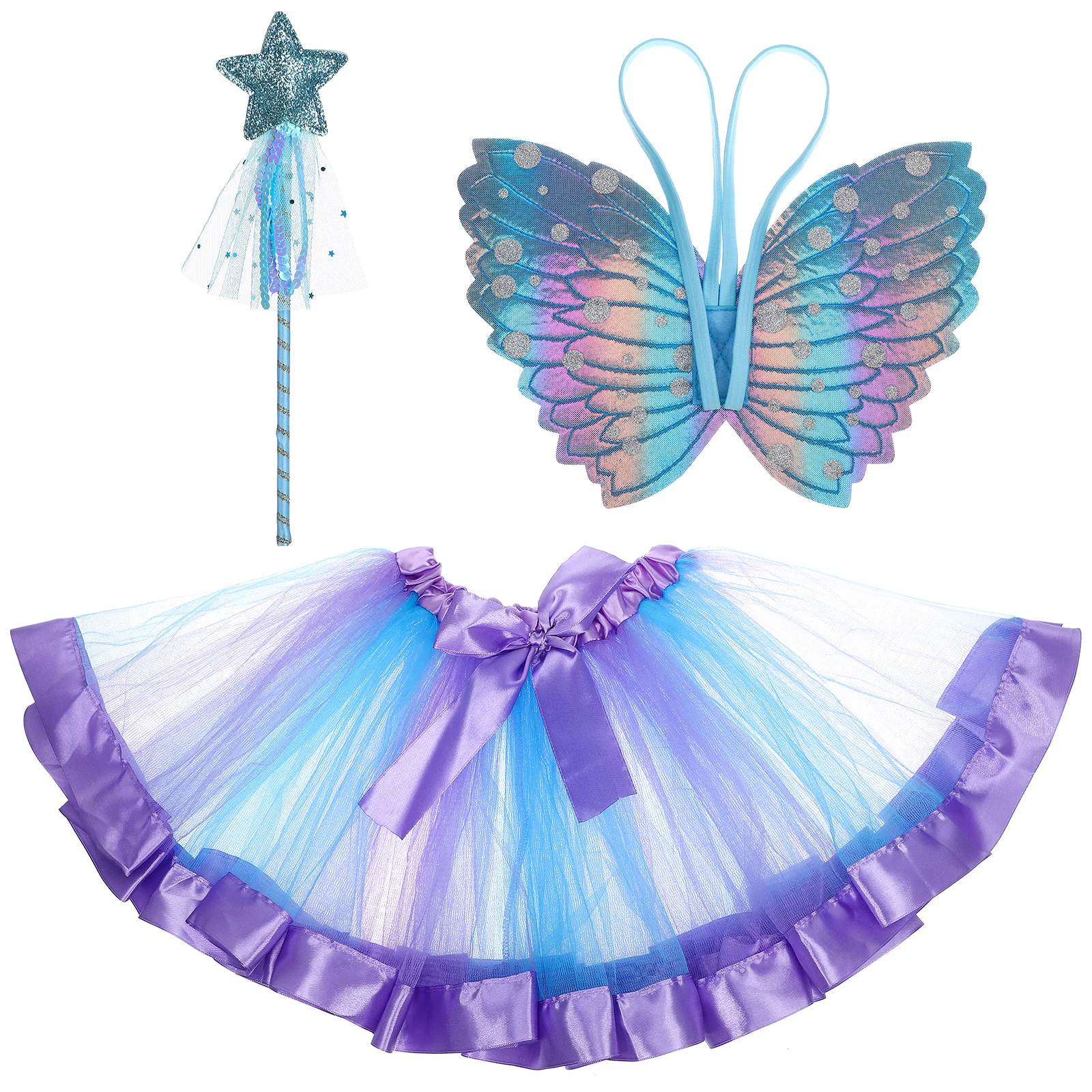Tulle Mesh Tutu Skirt Set Little Girl Fairy Costume Princess Skirt Elastic Wings Halloween Party Events Tulle Skirts Women Girls
Tulle Mesh Tutu Skirt Set Little Girl Fairy Costume Princess Skirt Elastic Wings Halloween Party Events Tulle Skirts Women Girls