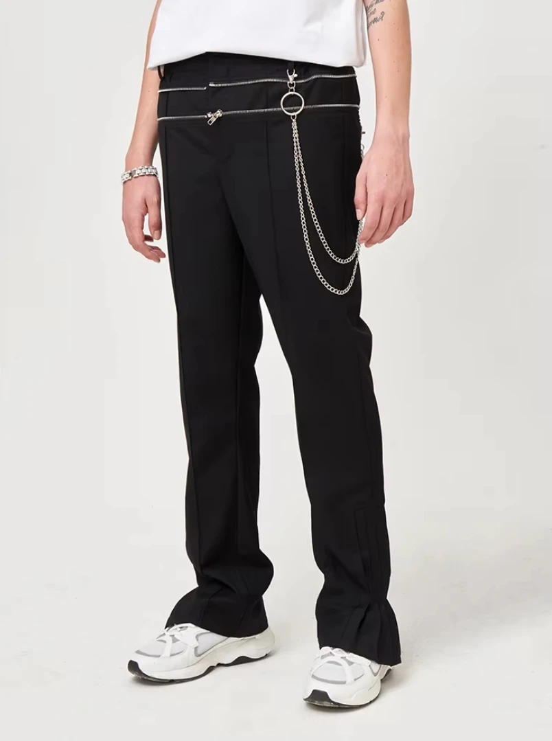 27-46 2025 Men Women's Clothing Hair Stylist Fashion Adjustable Zipper Hem Organ Pleated Micro Horn Pants Plus Size Costumes
27-46 2025 Men Women's Clothing Hair Stylist Fashion Adjustable Zipper Hem Organ Pleated Micro Horn Pants Plus Size Costumes