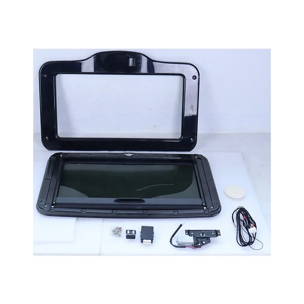 Auto Modify Accessories 860*492mm Electric Car Sunroof for Universal Cars
Auto Modify Accessories 860*492mm Electric Car Sunroof for Universal Cars