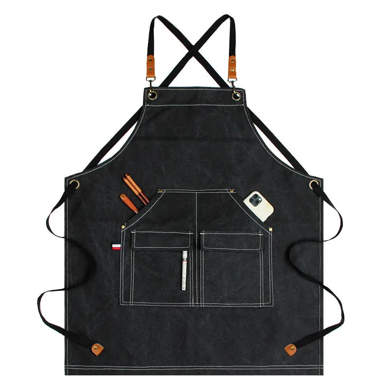 Embroidery LOGO Canvas Apron Multi-functional Pocket Hairdresser Woodworking Overalls Repair Machinist Tools Waterproof Apron
Embroidery LOGO Canvas Apron Multi-functional Pocket Hairdresser Woodworking Overalls Repair Machinist Tools Waterproof Apron