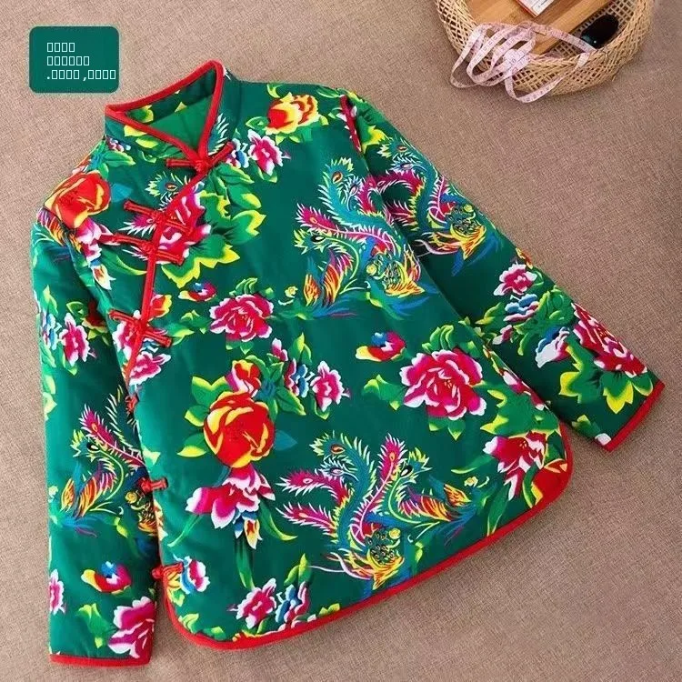 Thiened ort Sle Floral Cotton Jaet for Women Warmth Polyester Fiber Traditional Chinese Sle Outerwear Winter Coat
Thiened ort Sle Floral Cotton Jaet for Women Warmth Polyester Fiber Traditional Chinese Sle Outerwear Winter Coat