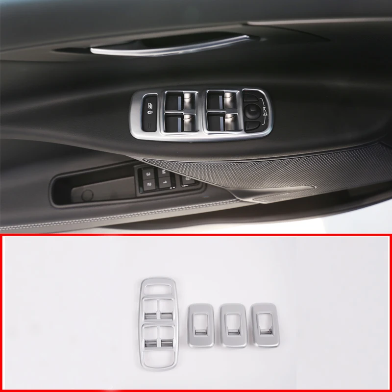 ABS Chrome Material Seat Adjustment Button Frame Trim For Jaguar XE Window Button Panel Cover Trim Set of 4 pcs
ABS Chrome Material Seat Adjustment Button Frame Trim For Jaguar XE Window Button Panel Cover Trim Set of 4 pcs
