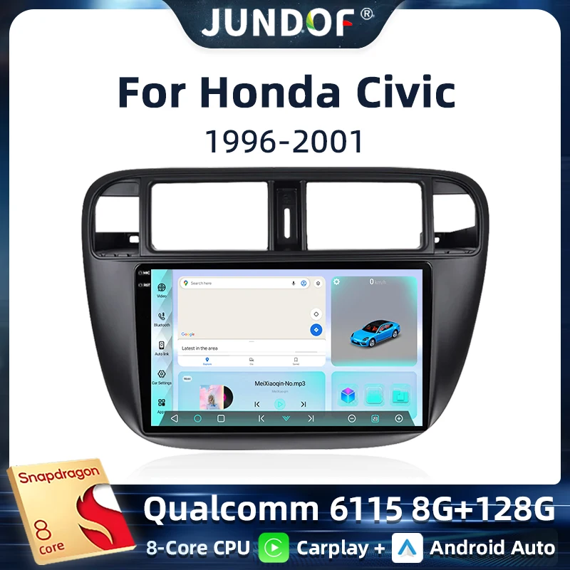 Jundof Android 13 Qualcomm Car Stereo For Honda Civic 1996-2001 Wireless CarPlay Android Auto Multimedia Player Bluetooth FM GPS
Jundof Android 13 Qualcomm Car Stereo For Honda Civic 1996-2001 Wireless CarPlay Android Auto Multimedia Player Bluetooth FM GPS
