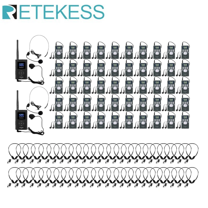 Retekess 2pc FM Transmitter FT11 50pc FM Radio Receiver PR13 Voice Transmission System For Meeting Simultaneous Interpretation
Retekess 2pc FM Transmitter FT11 50pc FM Radio Receiver PR13 Voice Transmission System For Meeting Simultaneous Interpretation