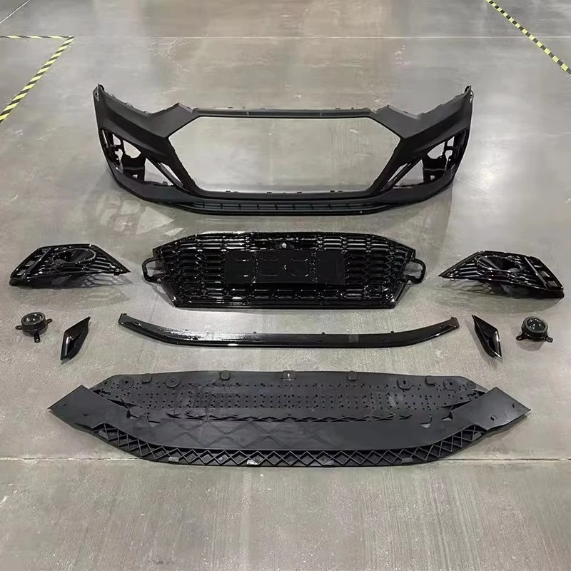 High Quality Auto Body Kit for A5 2021 Facelift Change To RS5 Look Like Front Bumper with Honeycomb Grille PP Material
High Quality Auto Body Kit for A5 2021 Facelift Change To RS5 Look Like Front Bumper with Honeycomb Grille PP Material