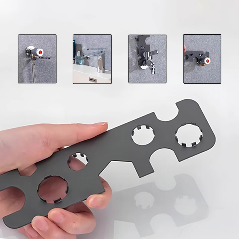 Многофункциональный ключ для снятия аэратора, инструмент для бытовой смеситель для ванной комнаты, монтажный гаечный ключ, инструмент
Многофункциональный ключ для снятия аэратора, инструмент для бытовой смеситель для ванной комнаты, монтажный гаечный ключ, инструмент