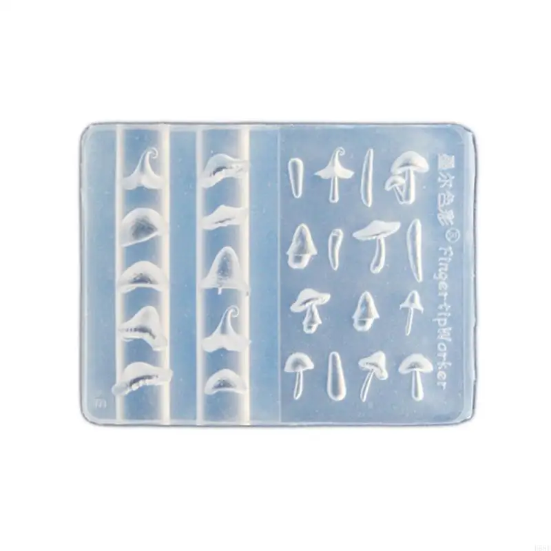H58E Silicone Art Template for Nail Decorations Embossed Mushroom Accessories Mold Practical Embossing Tool
H58E Silicone Art Template for Nail Decorations Embossed Mushroom Accessories Mold Practical Embossing Tool