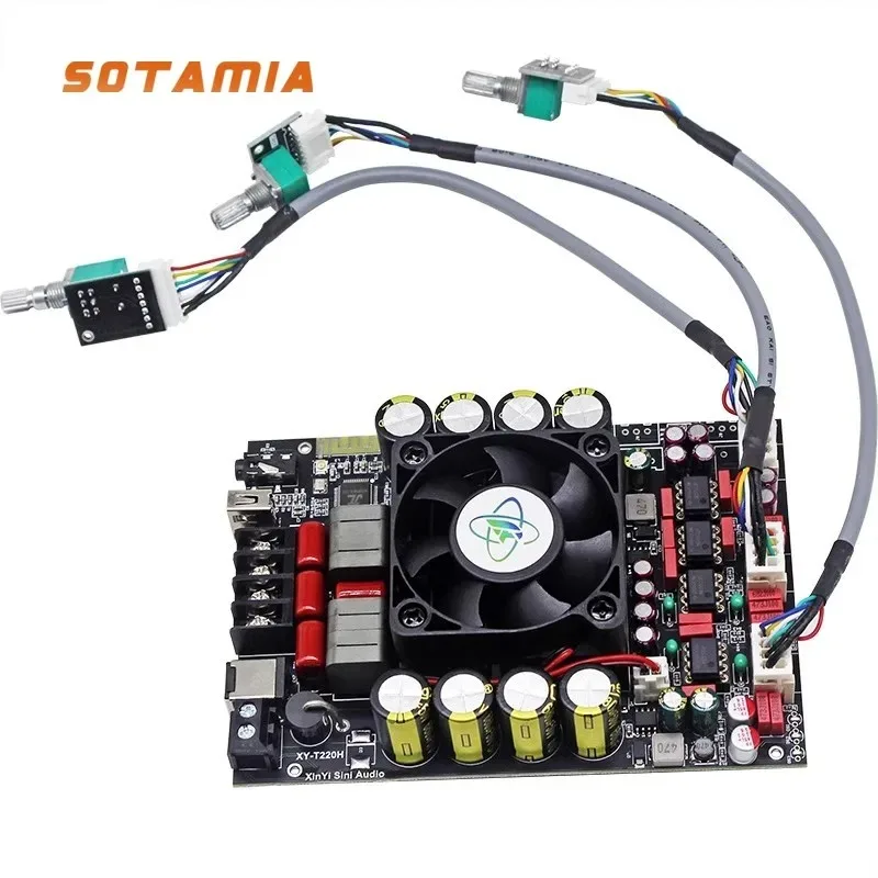 SOTAMIA TPA3251 Bluetooth Power Amplifier Board 220Wx2 Stereo Audio Sound Speaker Amplificador with Tweeter Bass Tone Adjustment
SOTAMIA TPA3251 Bluetooth Power Amplifier Board 220Wx2 Stereo Audio Sound Speaker Amplificador with Tweeter Bass Tone Adjustment