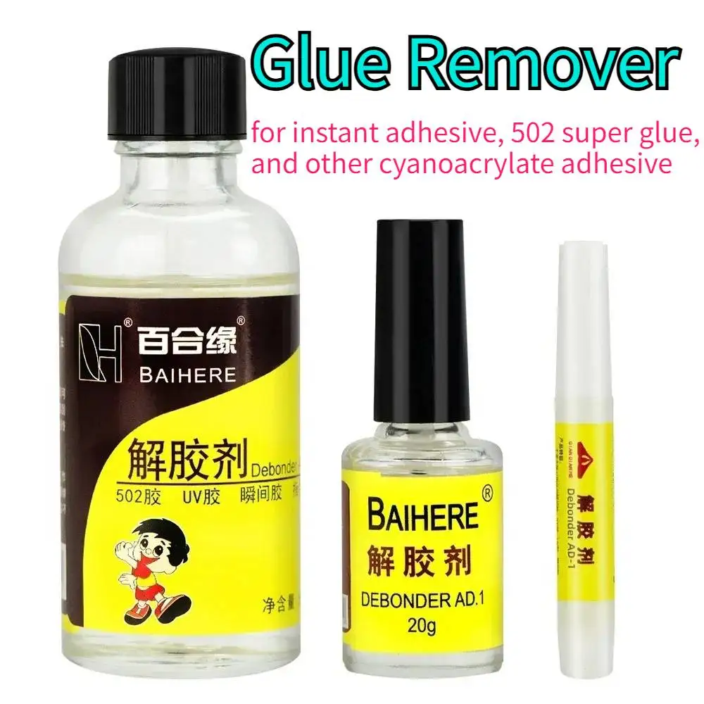 Glue Remover Cleaner Adhesive Debonder Agent Curing Strong Super Glue 502 401 UV Nail Cleaning Car Sticker Stains Spray Brush
Glue Remover Cleaner Adhesive Debonder Agent Curing Strong Super Glue 502 401 UV Nail Cleaning Car Sticker Stains Spray Brush