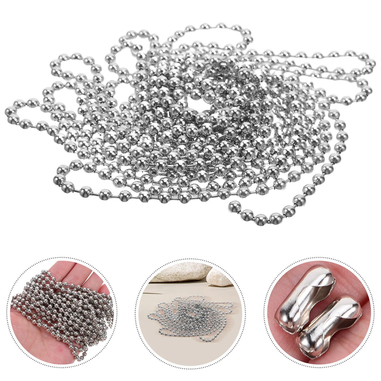 Light Pull Chain 3-Meter Beaded Ceiling Fan Chain Extender With Connectors Pendant Light Pull Extension For Lamps Ceiling Fans
Light Pull Chain 3-Meter Beaded Ceiling Fan Chain Extender With Connectors Pendant Light Pull Extension For Lamps Ceiling Fans