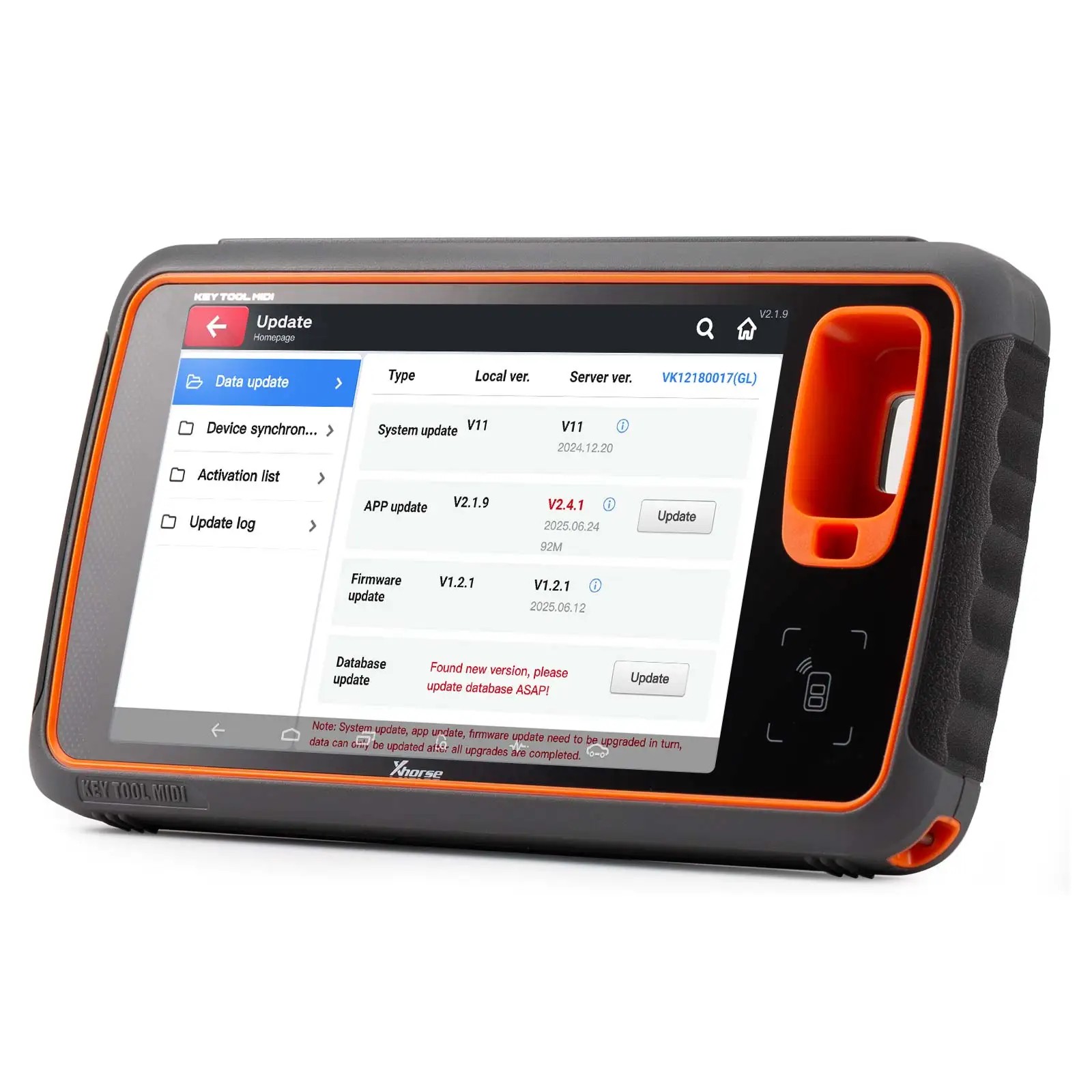 XHORSE Key Tool MIDI Advanced Version for IMMO/ TPMS/ Programming/ Diagnostics Tool
XHORSE Key Tool MIDI Advanced Version for IMMO/ TPMS/ Programming/ Diagnostics Tool