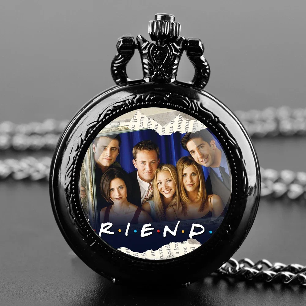 Friends Vintage Glass Dome Quartz Pocket Watch Chain Linked Timepiece Pendant Ideal for Men Women Children As Gifts
Friends Vintage Glass Dome Quartz Pocket Watch Chain Linked Timepiece Pendant Ideal for Men Women Children As Gifts