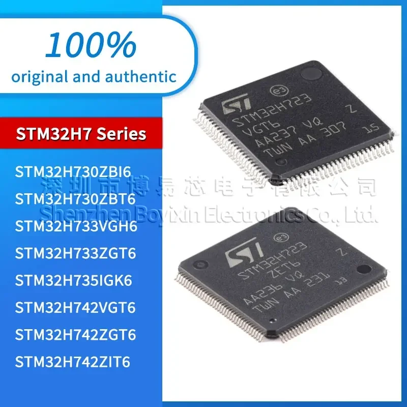 STM32H742ZIT6 STM32H742ZGT6 STM32H742VGT6 STM32H735IGK6 STM32H733ZGT6 STM32H733VGH6 STM32H730ZBT6 STM32H730ZBI6 USB gadgets
STM32H742ZIT6 STM32H742ZGT6 STM32H742VGT6 STM32H735IGK6 STM32H733ZGT6 STM32H733VGH6 STM32H730ZBT6 STM32H730ZBI6 USB gadgets