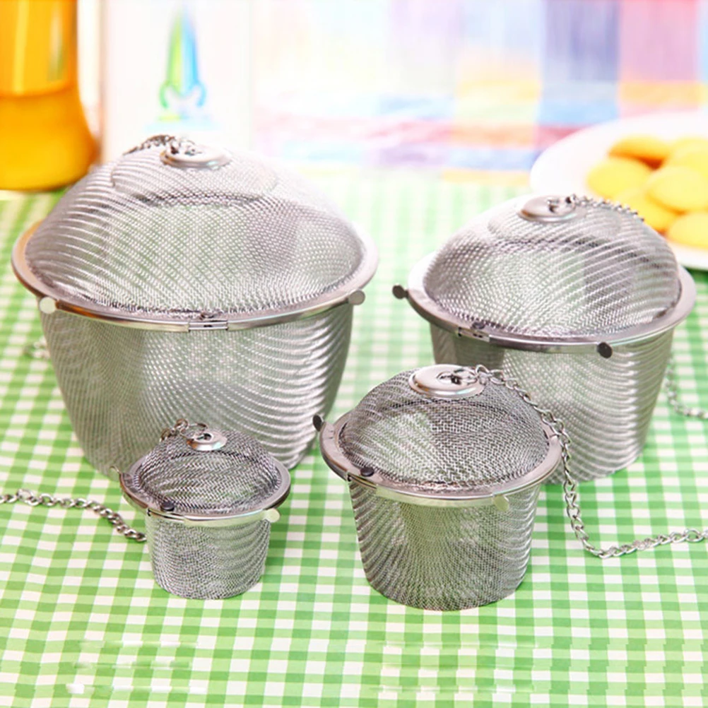 Tea Infuser Fine Mesh Reusable Strainer Stainless Steel Filter Easy Clean Long Chain Hook Loose Leaf Tea Coffee
Tea Infuser Fine Mesh Reusable Strainer Stainless Steel Filter Easy Clean Long Chain Hook Loose Leaf Tea Coffee