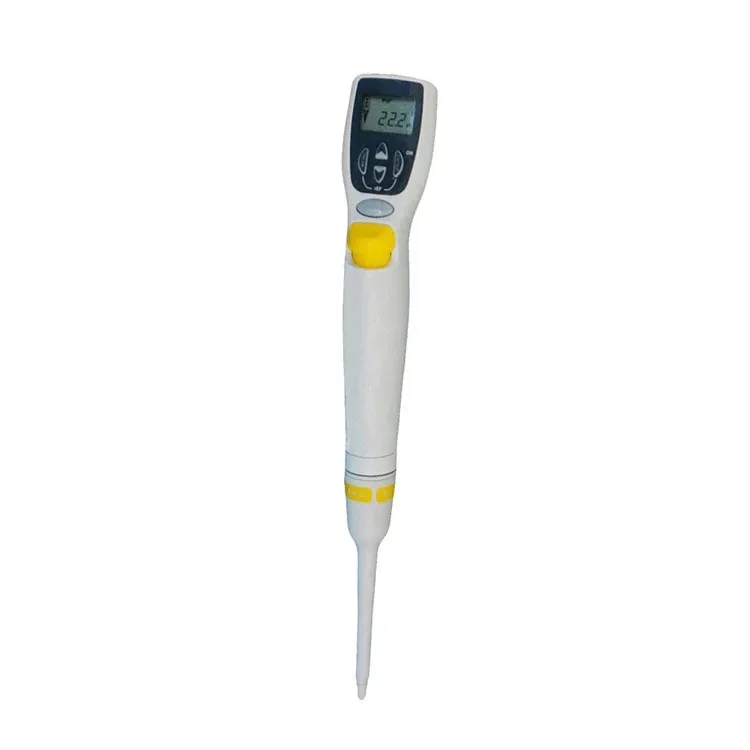 Digital Adjustable Pipette 20 - 200uL Laboratory Micropipette with LCD Display
Digital Adjustable Pipette 20 - 200uL Laboratory Micropipette with LCD Display