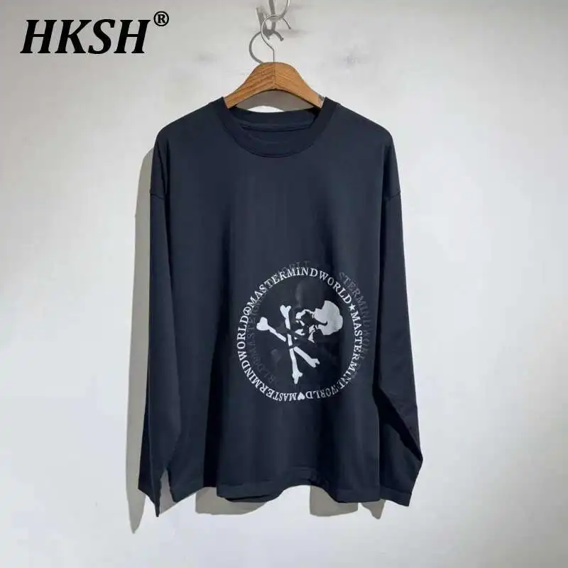 HKSH 2025 Spring New Men Tide Dark Niche Trendy High Street Skull Print Loose Round Neck Cotton T-shirts Long Sleeve Tees HK4239
HKSH 2025 Spring New Men Tide Dark Niche Trendy High Street Skull Print Loose Round Neck Cotton T-shirts Long Sleeve Tees HK4239