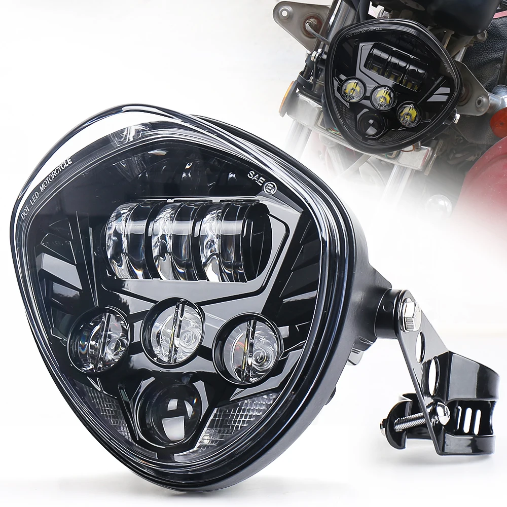 Motorcycle Headlight 7inch with White DRL High Low Beam For Honda Yamaha Suzuki
Motorcycle Headlight 7inch with White DRL High Low Beam For Honda Yamaha Suzuki