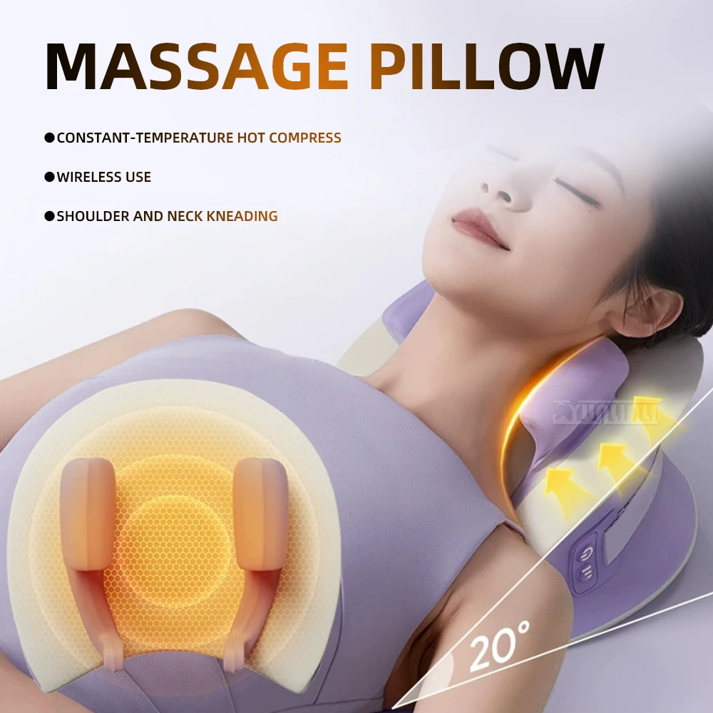 Многофункциональная подушка для массажа шеи для плеч и шеи, расслабляющая функция нагрева и формирования
Многофункциональная подушка для массажа шеи для плеч и шеи, расслабляющая функция нагрева и формирования