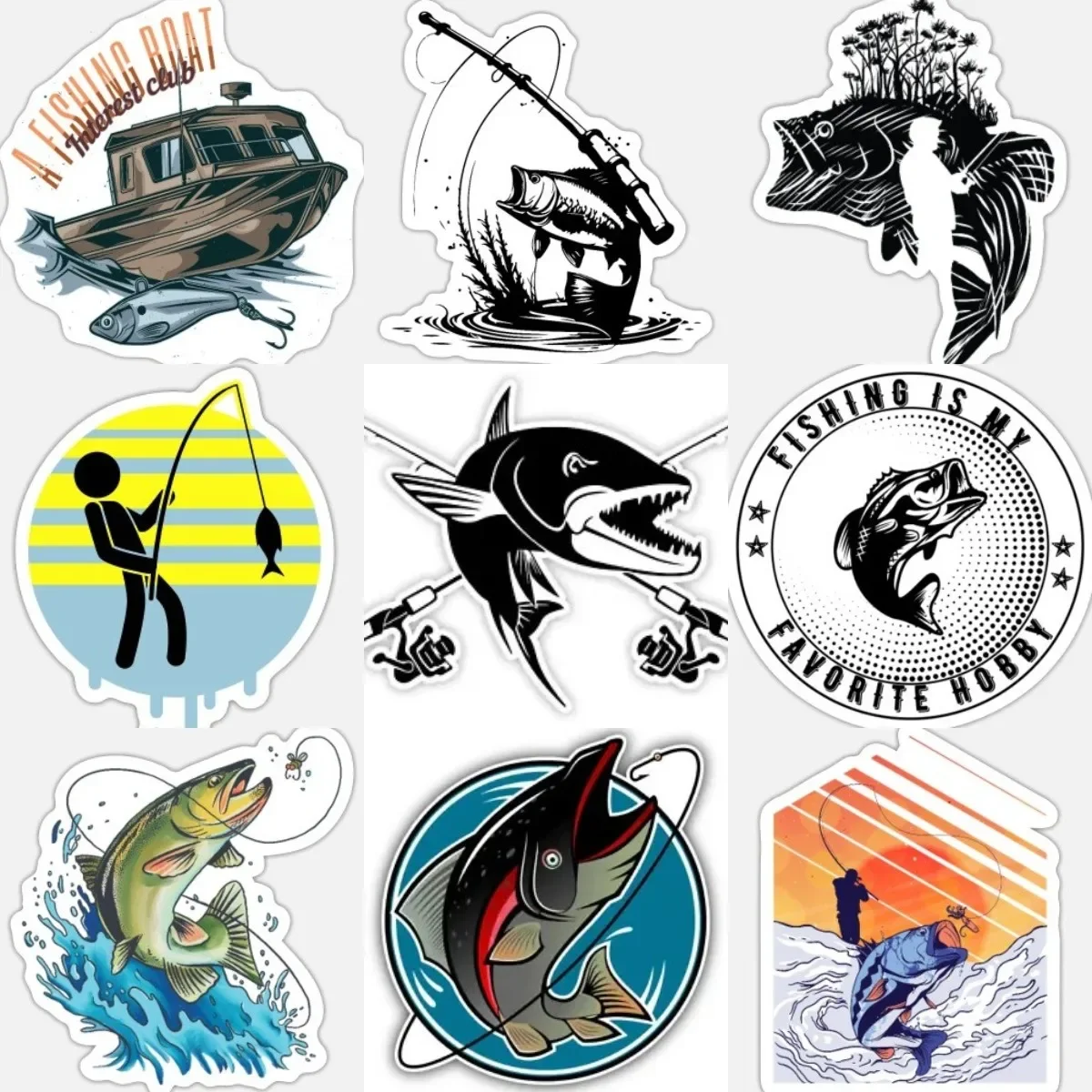 Fishing Bass Perch Creative Stickers Car Window Motorcycle Laptop Camper Van Bike Truck Wall Box Off-road Table Decal Assecories
Fishing Bass Perch Creative Stickers Car Window Motorcycle Laptop Camper Van Bike Truck Wall Box Off-road Table Decal Assecories