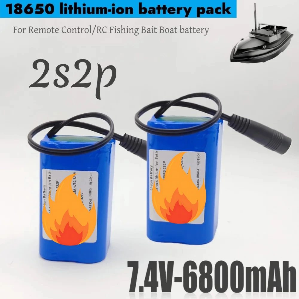 Новая литий-ионная аккумуляторная батарея V020 D19 V801 V18 2S2P 7.4V 6.8Ah с длительным сроком службы для радиоуправляемых/GPS-прикормочных лодок для рыбалки
Новая литий-ионная аккумуляторная батарея V020 D19 V801 V18 2S2P 7.4V 6.8Ah с длительным сроком службы для радиоуправляемых/GPS-прикормочных лодок для рыбалки