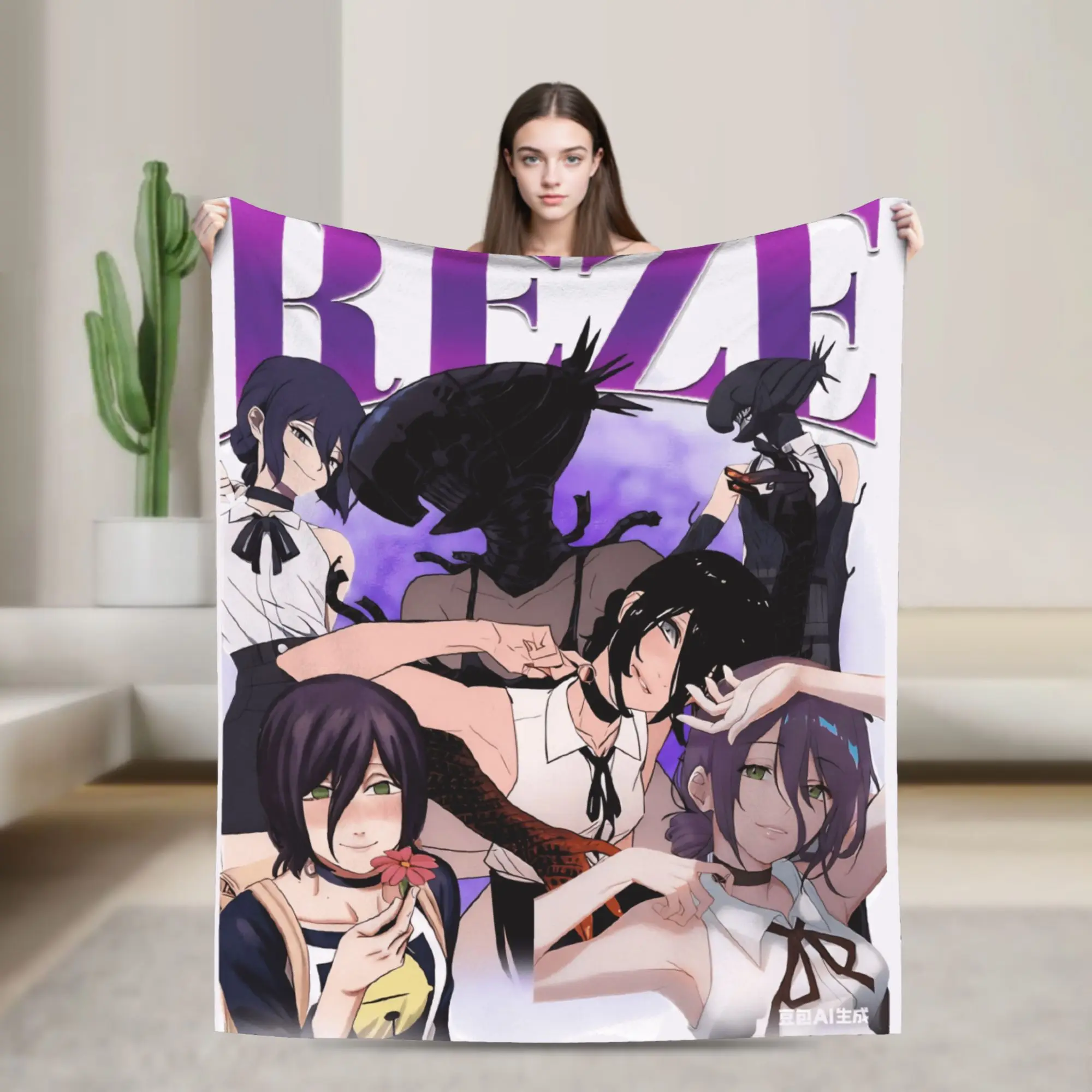 Girl Reze Blanket Warm Soft Street Trend Plush Throw Blanket For Students Couch Bed Flannel Bedspread Bed Cover
Girl Reze Blanket Warm Soft Street Trend Plush Throw Blanket For Students Couch Bed Flannel Bedspread Bed Cover