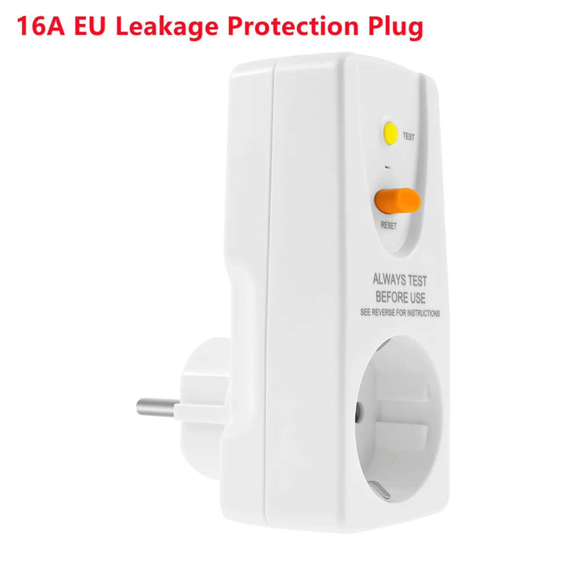 EU Gfci leakproof Plug Circuit breaker Personal Safety Protection Plug 16A is Suitable for Household Equipment Tools Outdoor
EU Gfci leakproof Plug Circuit breaker Personal Safety Protection Plug 16A is Suitable for Household Equipment Tools Outdoor