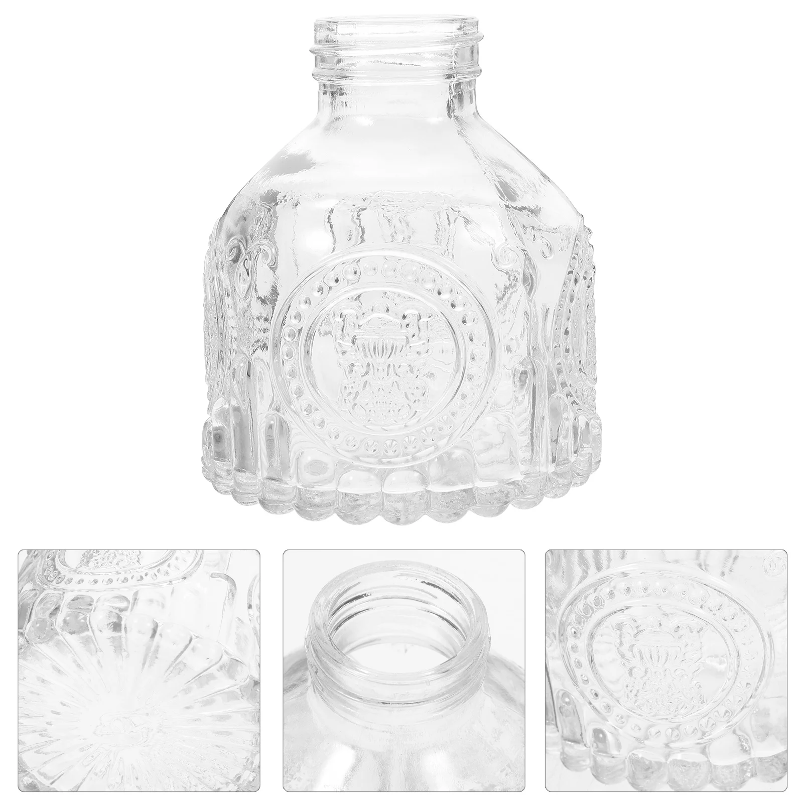 6 Pcs Vase for Home Decoration Office Embossment Glass Decorations Creative Decorative
6 Pcs Vase for Home Decoration Office Embossment Glass Decorations Creative Decorative