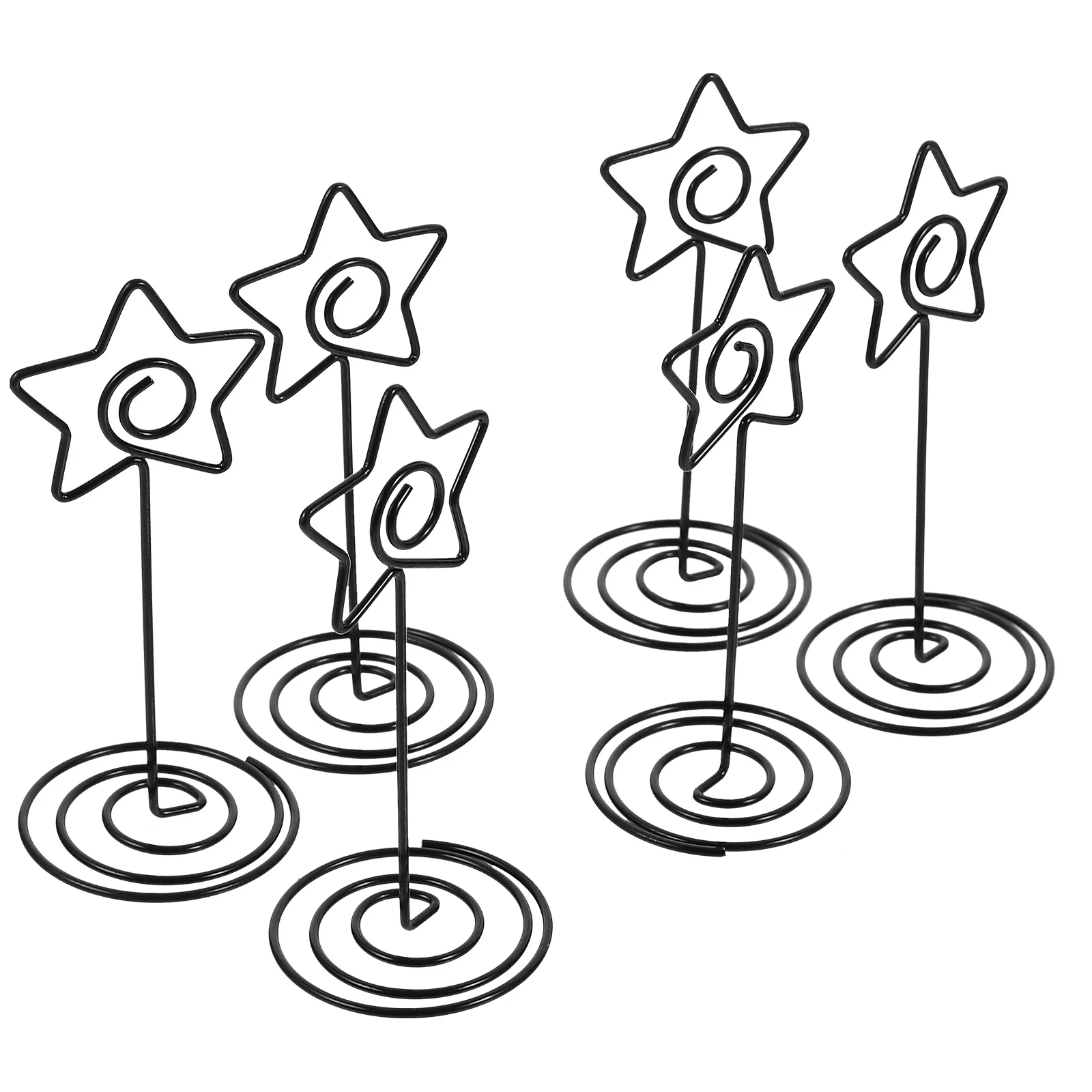 10Pcs Star Shaped Card Clips Heavy Duty Steel Wire Memo Clip for Table Number Holders Black Photo Display Stand Place Card
10Pcs Star Shaped Card Clips Heavy Duty Steel Wire Memo Clip for Table Number Holders Black Photo Display Stand Place Card