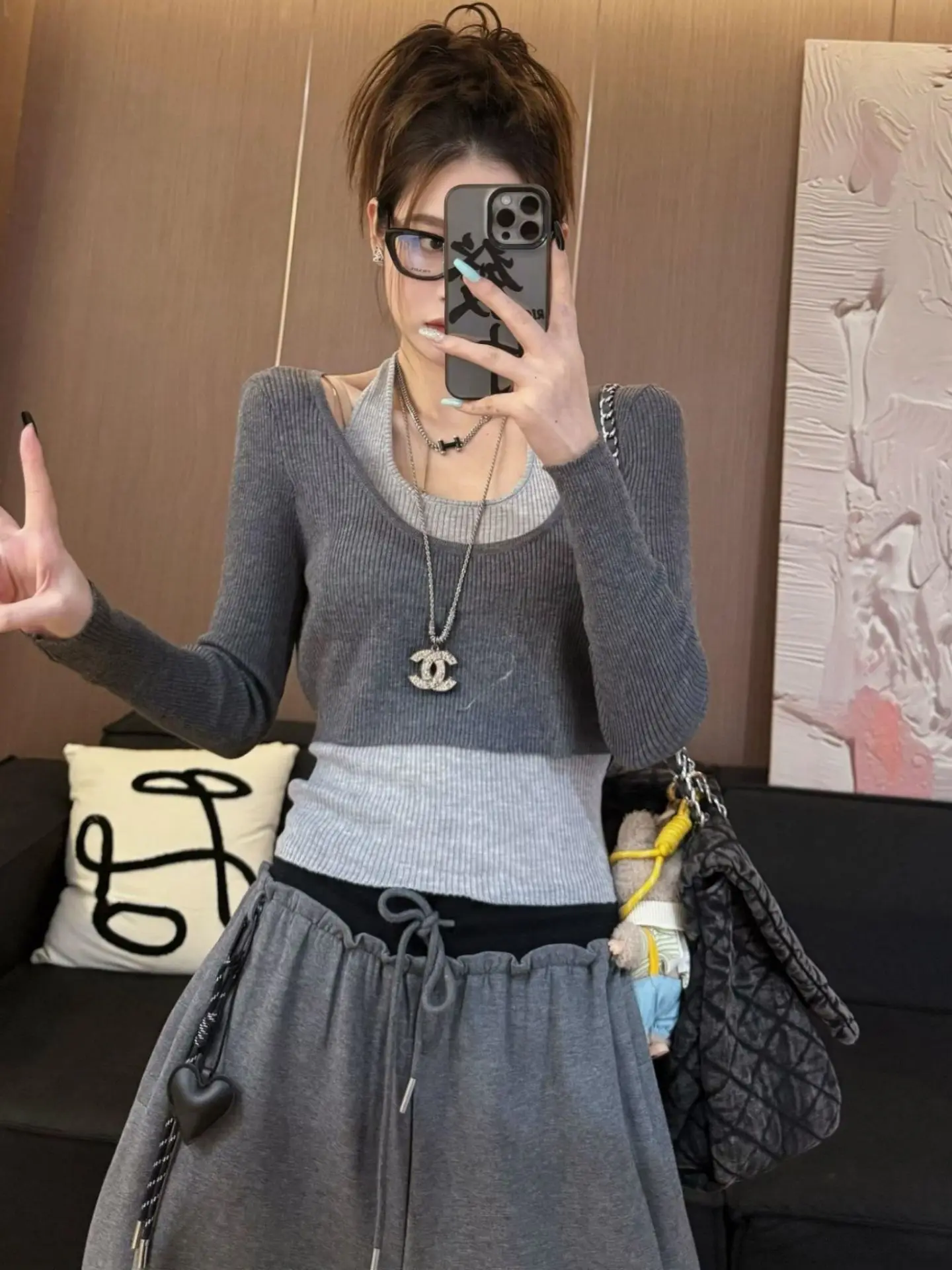 Pullovers Womens Fur Autumn Elegant Batwing Gothic Female Workwear Home Black Retro Aesthetic Grunge Alt Emo Dark Funny Cool Ins
Pullovers Womens Fur Autumn Elegant Batwing Gothic Female Workwear Home Black Retro Aesthetic Grunge Alt Emo Dark Funny Cool Ins