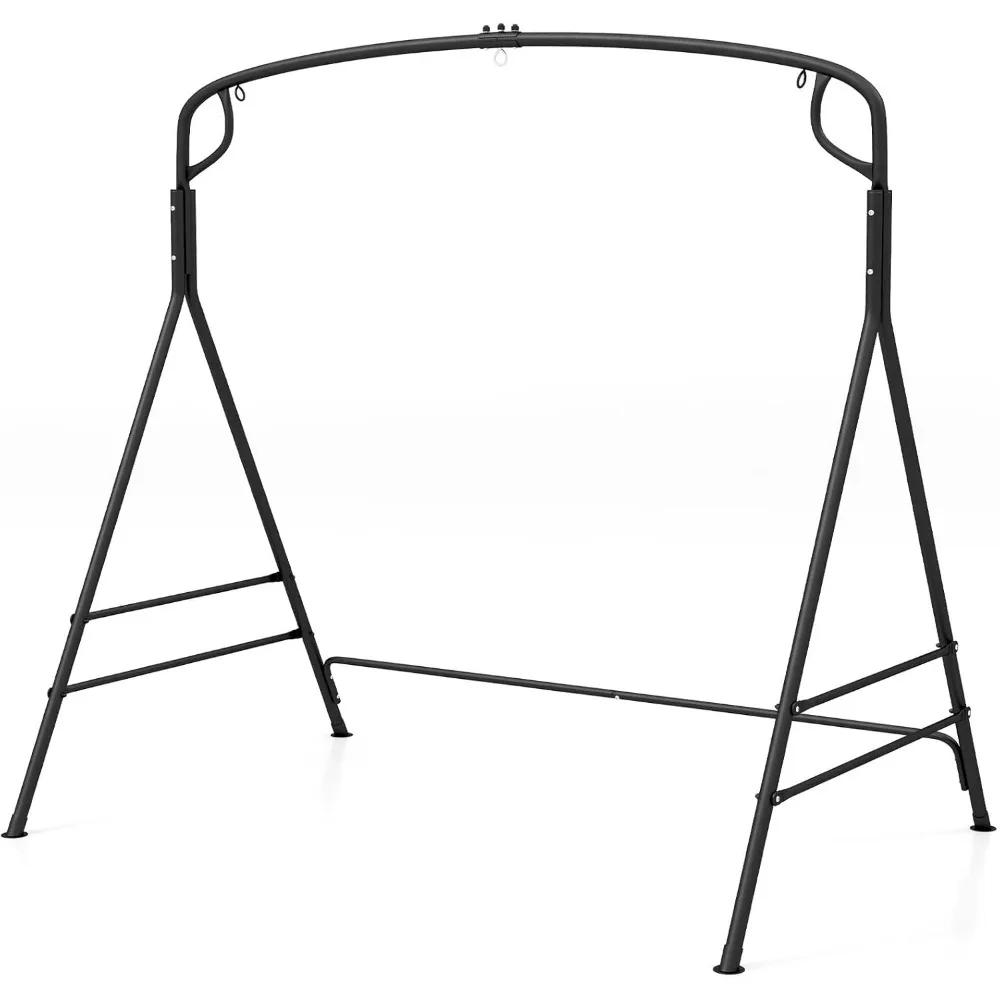 Porch Swing Stand, Heavy Duty Metal Hanging Swing Frame with 2-Point/Single-Point Hanging, A-Frame Swing Stand
Porch Swing Stand, Heavy Duty Metal Hanging Swing Frame with 2-Point/Single-Point Hanging, A-Frame Swing Stand