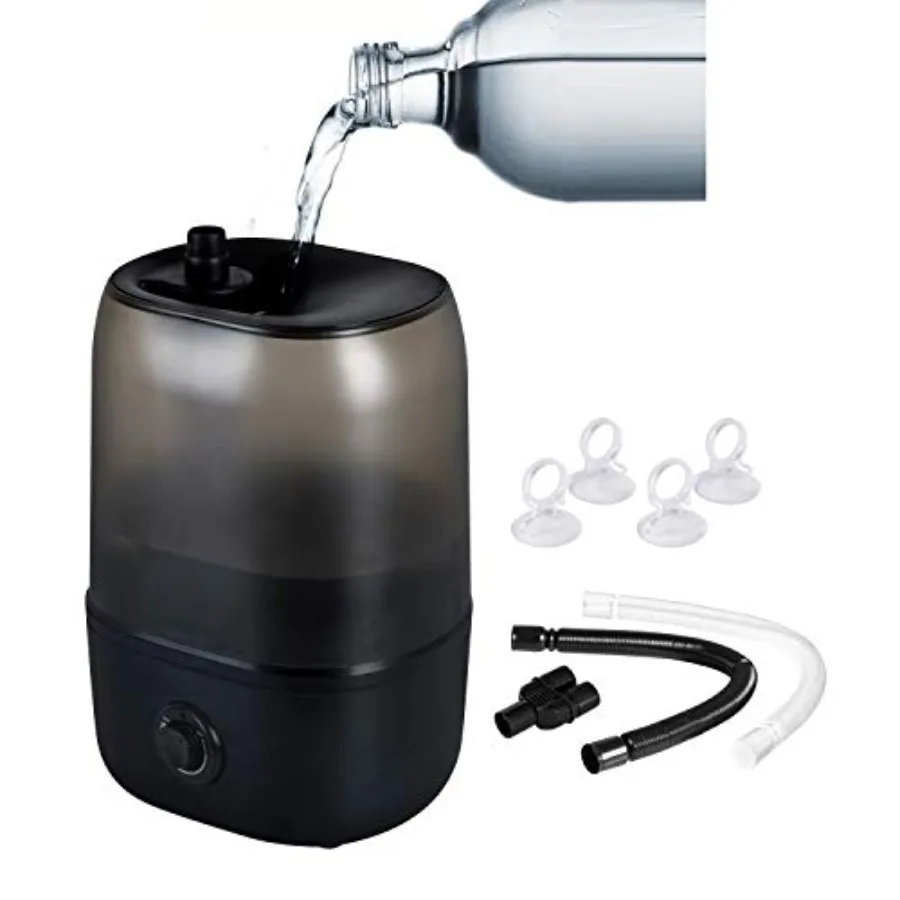 Adjustable Reptile Fogger Terrarium Humidifier Large Tank Fog Machine with Double Hoses and 4 Liter Reservoir Large Tank Terrar
Adjustable Reptile Fogger Terrarium Humidifier Large Tank Fog Machine with Double Hoses and 4 Liter Reservoir Large Tank Terrar