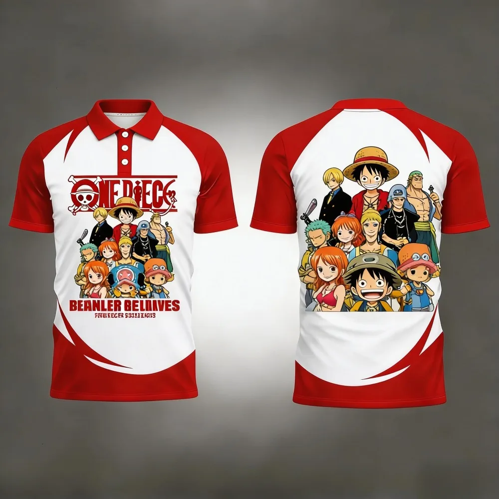 One Piece Luffy Men's and Women's3D Street Sports and Leisure Breathable Top Short Sleeve Men's Fashion and Leisure Collar Shirt
One Piece Luffy Men's and Women's3D Street Sports and Leisure Breathable Top Short Sleeve Men's Fashion and Leisure Collar Shirt