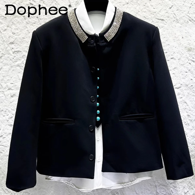 Men's 2025 Autumn High-End Light Luxury Elegant Diamond-Studded Jackets Men's Unique Trendy Padded Shoulder Small Fragrant Coats
Men's 2025 Autumn High-End Light Luxury Elegant Diamond-Studded Jackets Men's Unique Trendy Padded Shoulder Small Fragrant Coats
