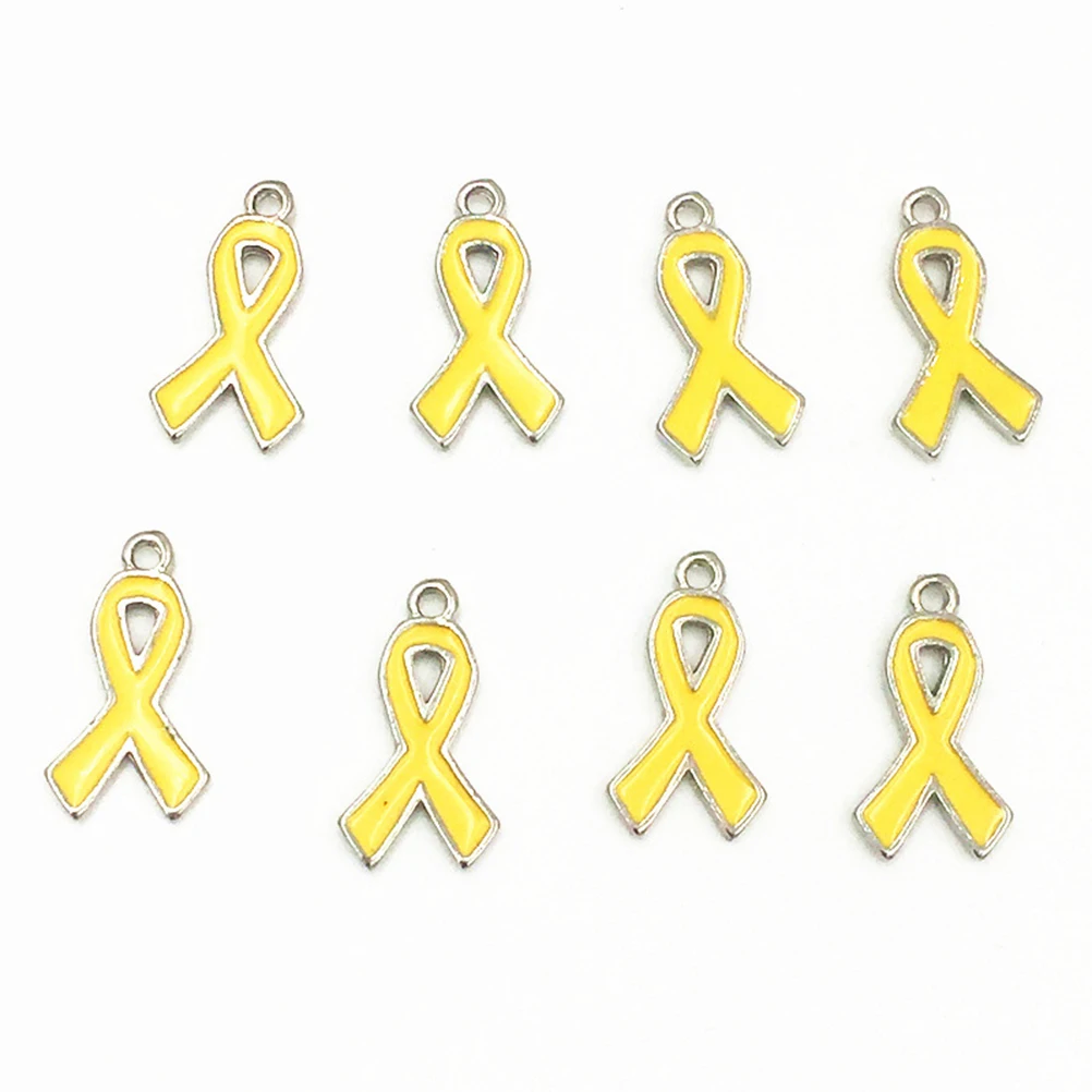 50pcs Elegant Metal Ribbon Pendant Alloy Charms Jewelry Making Accessories for Women Lady Girls (Yellow)
50pcs Elegant Metal Ribbon Pendant Alloy Charms Jewelry Making Accessories for Women Lady Girls (Yellow)