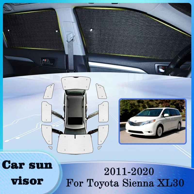 For Toyota Sienna XL30 2011~2020 Car Sunshade Windshield Sun Protection Heat Insulation Sunshade Curtain Cover Auto Accessories
For Toyota Sienna XL30 2011~2020 Car Sunshade Windshield Sun Protection Heat Insulation Sunshade Curtain Cover Auto Accessories