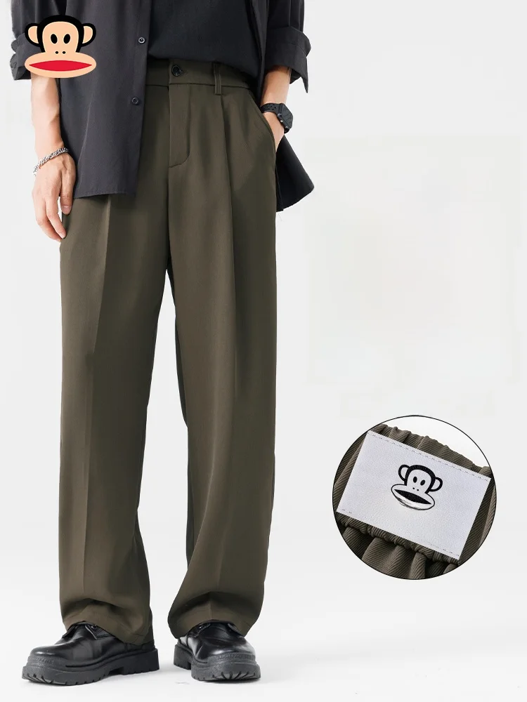 PaulFrank Men's Casual Trousers Spring New Vintage Loose Straight Leg Wide Leg Long Pants Drapey Comfortable Straight Cut Jeans
PaulFrank Men's Casual Trousers Spring New Vintage Loose Straight Leg Wide Leg Long Pants Drapey Comfortable Straight Cut Jeans