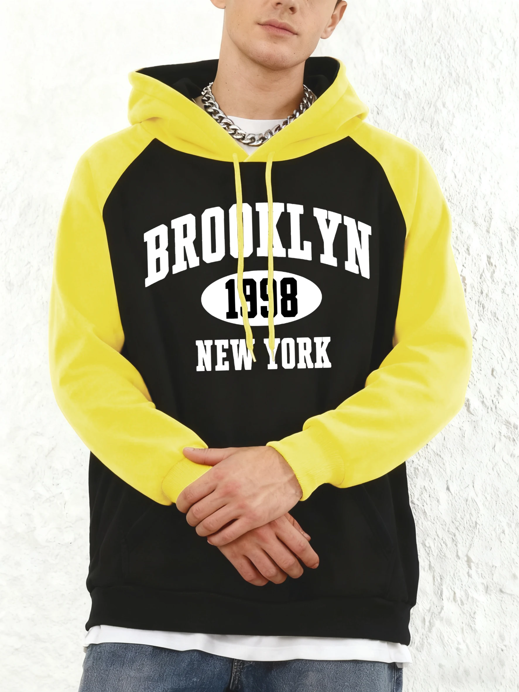 Brooklyn New York 1998 Printed Man Spring Clothes Sports Raglan Streetwears Loose Casual Hoodie All-Match Street Pullovers
Brooklyn New York 1998 Printed Man Spring Clothes Sports Raglan Streetwears Loose Casual Hoodie All-Match Street Pullovers