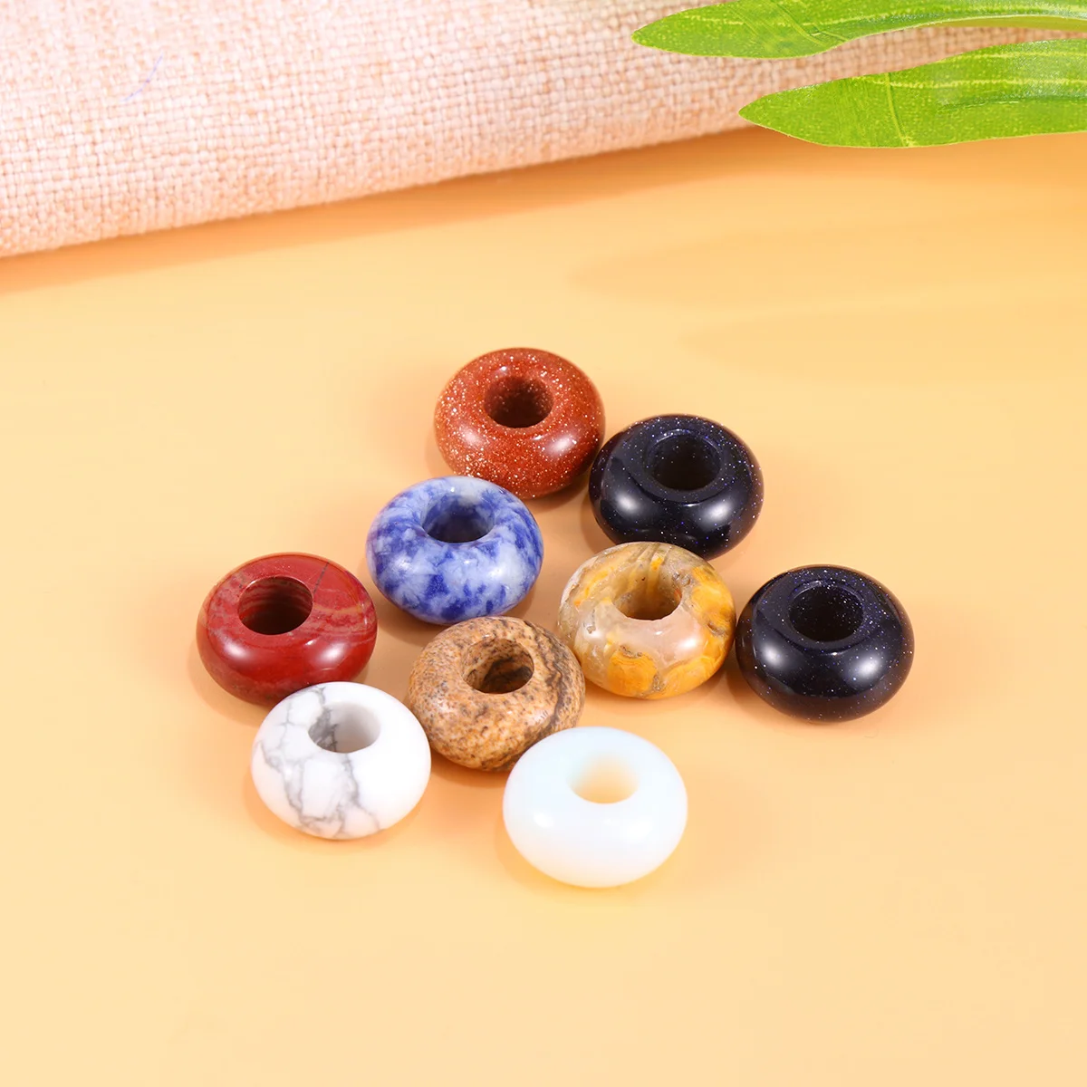20Pcs Natural Agate Big Hole Beads Round Loose Beads DIY Jewelry Making Kits Creative Accessories Beading Kits
20Pcs Natural Agate Big Hole Beads Round Loose Beads DIY Jewelry Making Kits Creative Accessories Beading Kits