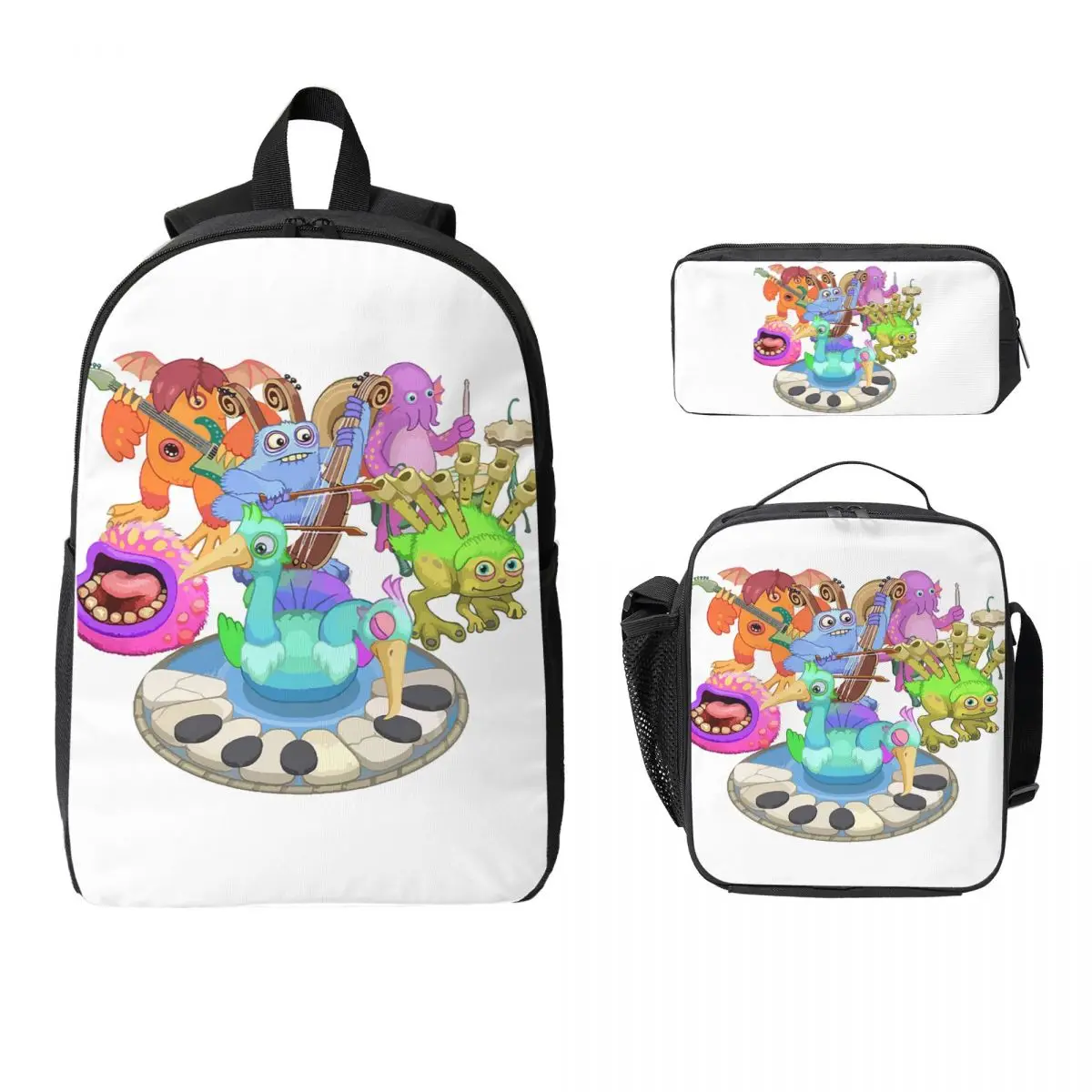 Wubbox My Singing Monsters Backpack Boys Girls BookBag School Bag Computer Shoulder Bags 3ps Insulated Lunch Bag Pencil Case
Wubbox My Singing Monsters Backpack Boys Girls BookBag School Bag Computer Shoulder Bags 3ps Insulated Lunch Bag Pencil Case