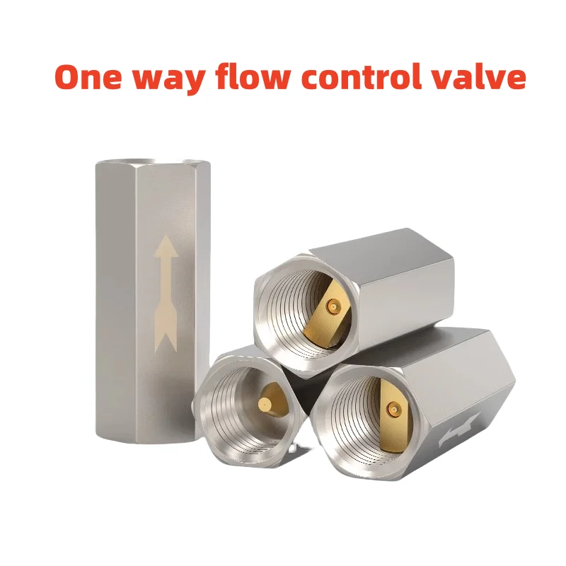 Pneumatic Check Valve CV-01 CV-02 CV-03 CV-04 One Way Valve Brass Air Non Return Valve for Air Compressor System
Pneumatic Check Valve CV-01 CV-02 CV-03 CV-04 One Way Valve Brass Air Non Return Valve for Air Compressor System