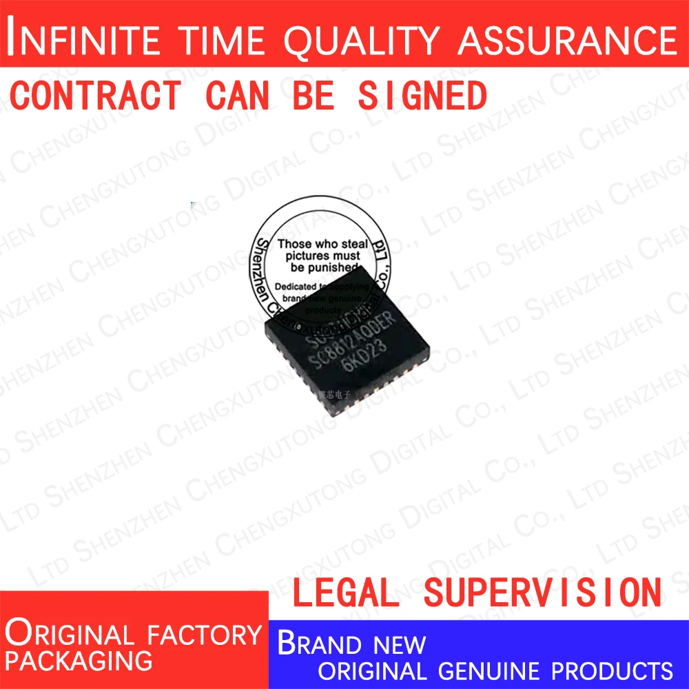 5pcs/lot SC8812AQDER QFN 100% genuine stock in brand new original packaging
5pcs/lot SC8812AQDER QFN 100% genuine stock in brand new original packaging