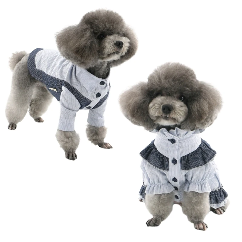 Pet Dog Coat Original Spring/Summer Thin Edition Color blocked Pure Cotton Couple Dress Shirt Birthday Dress jumpsuit
Pet Dog Coat Original Spring/Summer Thin Edition Color blocked Pure Cotton Couple Dress Shirt Birthday Dress jumpsuit