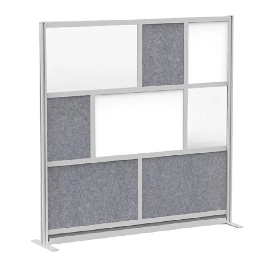 Room Divider for Office Privacy Modular Freestanding Partition with Whiteboard, PET Acoustic Panel, and Frosted Acrylic, Workfl
Room Divider for Office Privacy Modular Freestanding Partition with Whiteboard, PET Acoustic Panel, and Frosted Acrylic, Workfl