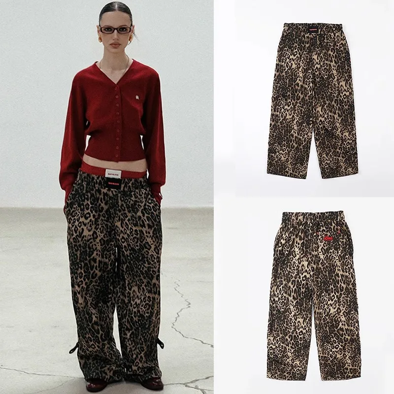 Badblood Sweatpants Sexy Korean Spice Girls Leopard Print Casual Pants Children's Wide Leg Pants Loose Straight Pants
Badblood Sweatpants Sexy Korean Spice Girls Leopard Print Casual Pants Children's Wide Leg Pants Loose Straight Pants